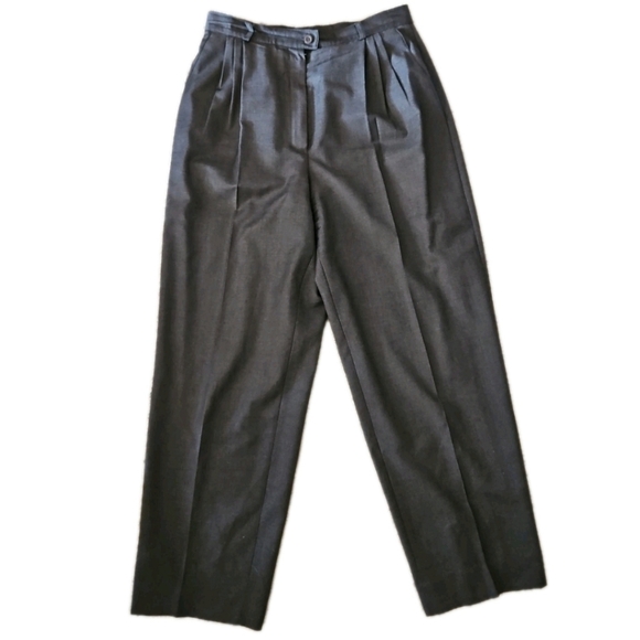 Loro Piana Womens Gray Karina Pleated Dress Pant 10 - Picture 1 of 11